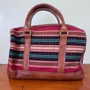 Richmark Striped Satchel Bag